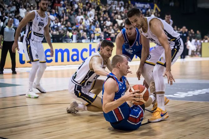 BiH - Srbija, košarkaška reprezentacija, košarka