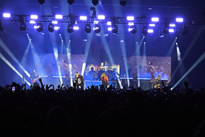 Three Days Grace, koncert, Hangar