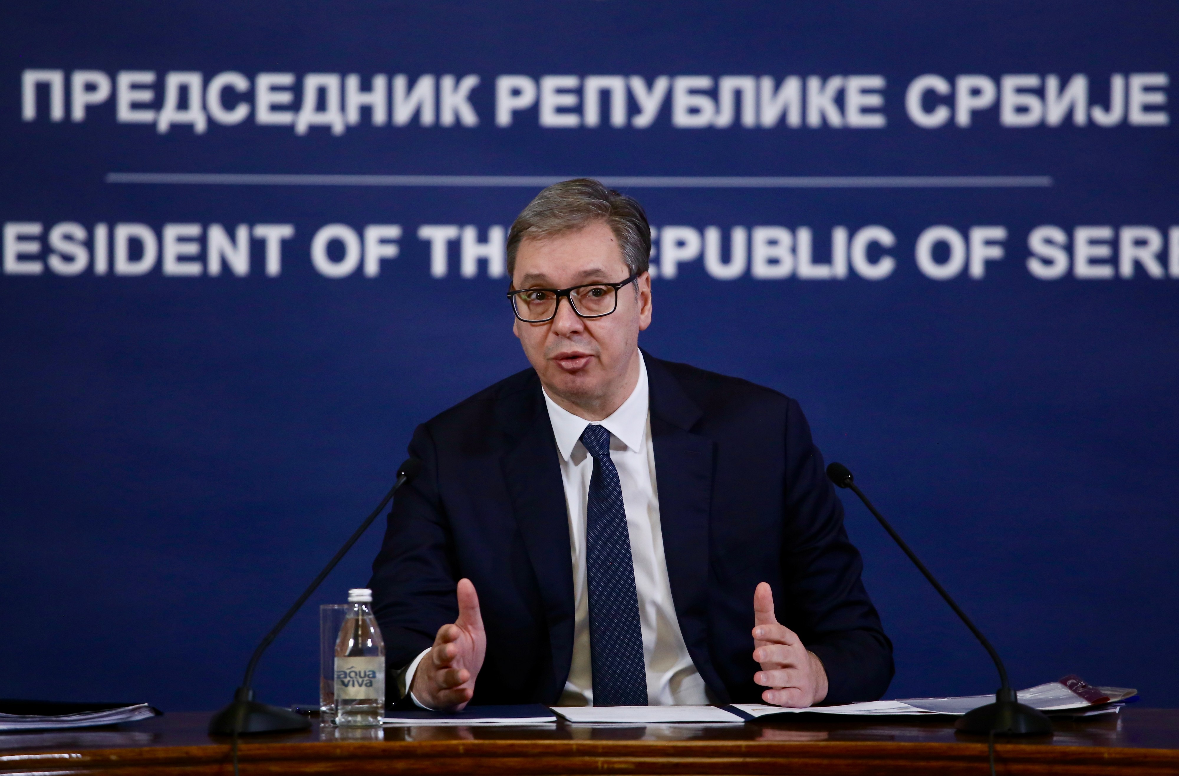 Vučić prima učenike Tehničke škole "Nikola Tesla" iz Vukovara