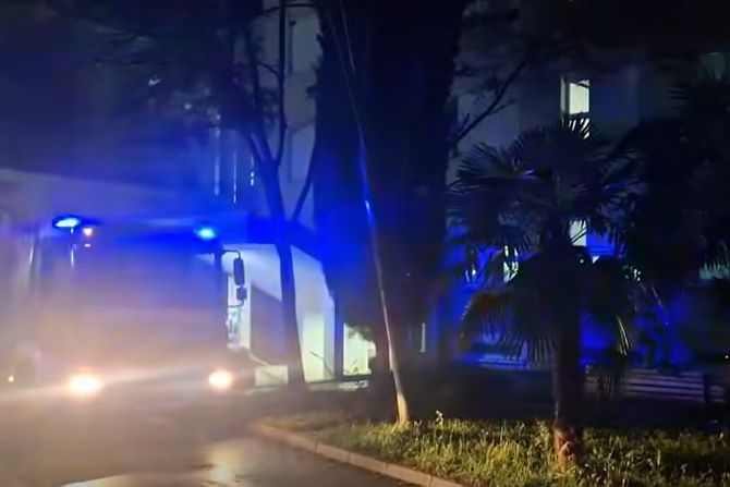 požar u bolnici u Trebinju