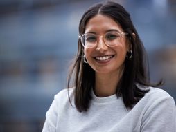 žena, portret, osmeh, devojka