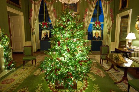 Melania Trump, bela kuca, bozic, ukrasi