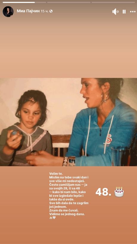 Mia Pajčin objava