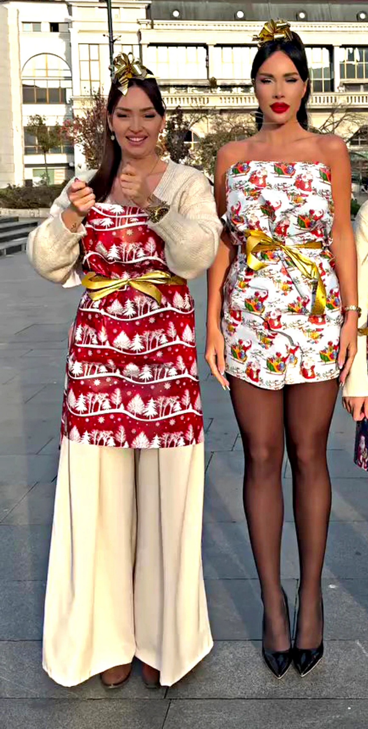 Ovo je rođena sestra Aleksandre Subotić: Starleta objavila šok video, poziraju u ukrasnom papiru, ona se uvija