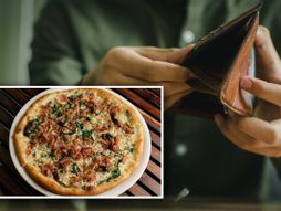 Novčanik, prazan novčanik, pica