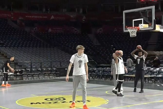 KK Partizan, trening