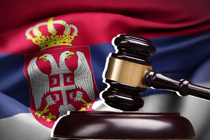 Zastava Srbije, sudijski čekić