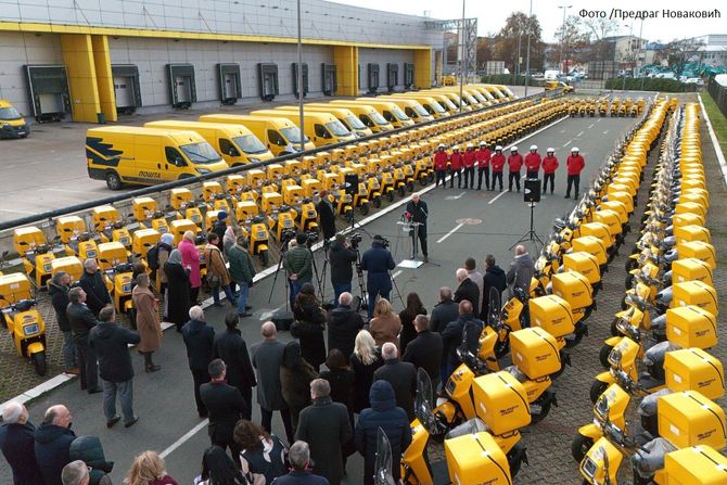 Pošta Srbije električni mopedi