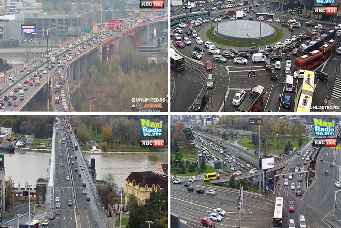 Saobraćaj, guzve, Beograd