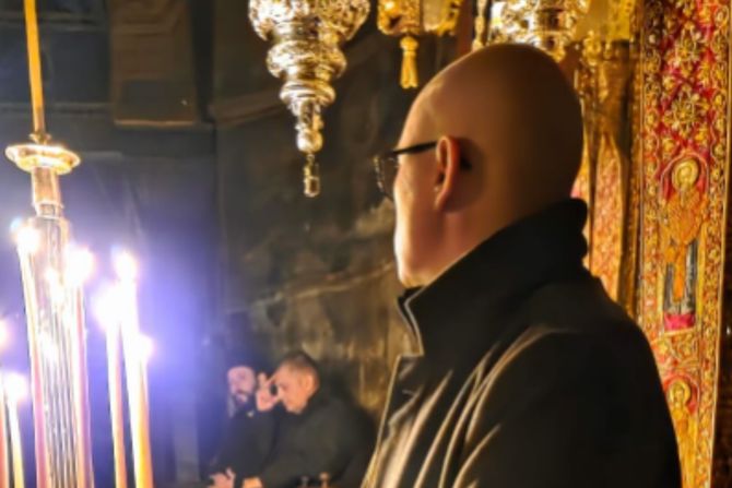 Miloš Vučević, manastir Hilandar