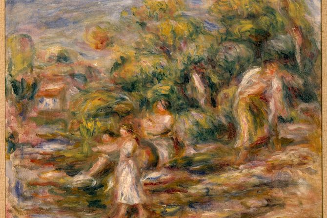 Pierre-Auguste Renoir, Les Laveuses, Pralje