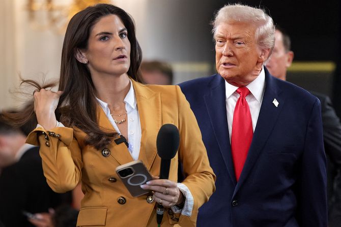 Kaitlan Collins i Donald Tramp