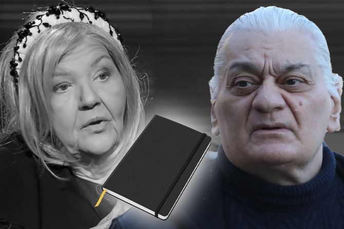 Aleksandar Radulović Futa i Marina Tucaković i sveska