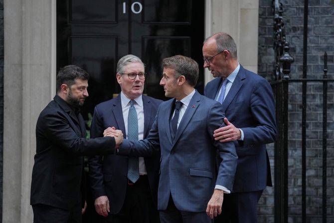 Zelenski, Makron, Merc i Starmer u Londonu