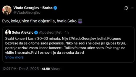 Vlado Georgiev, Seka Aleksić