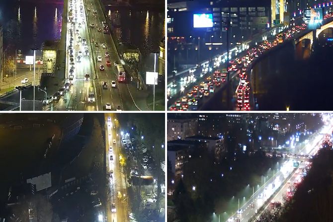 Saobraćaj gužva Beograd Brankov most Gazela Bogoslovija Autoput Novi Beograd NBG