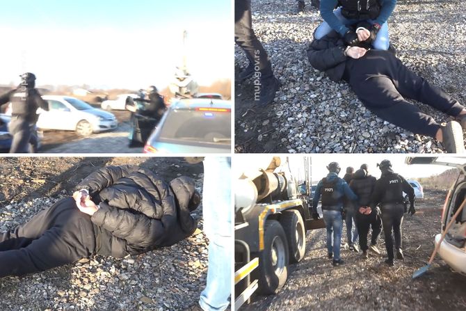 Velika akcija MUPa Policija uhapsila 4 osobe ogromne količine droge