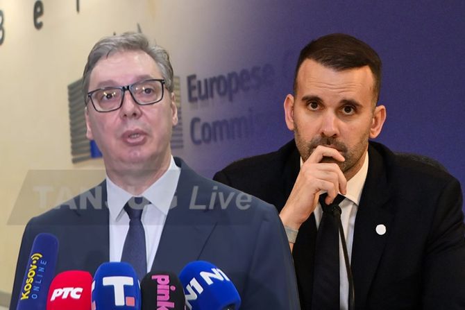 Aleksandar Vučić i Milojko Spajić