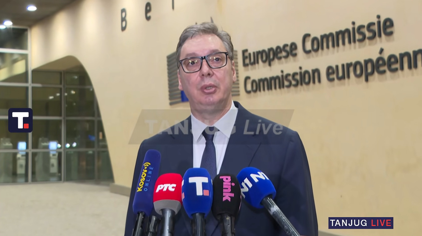 Predsednik Srbije se obraća iz Brisela