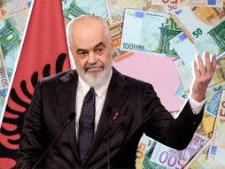 Edi Rama, novac evri
