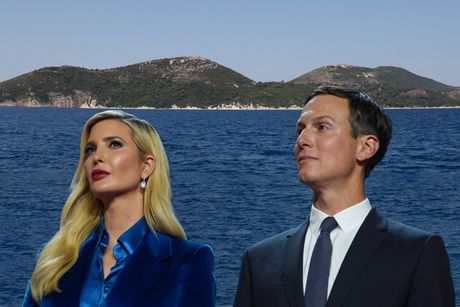 Ivanka Tramp i Džared Kušner, albansko ostrvo Sazan