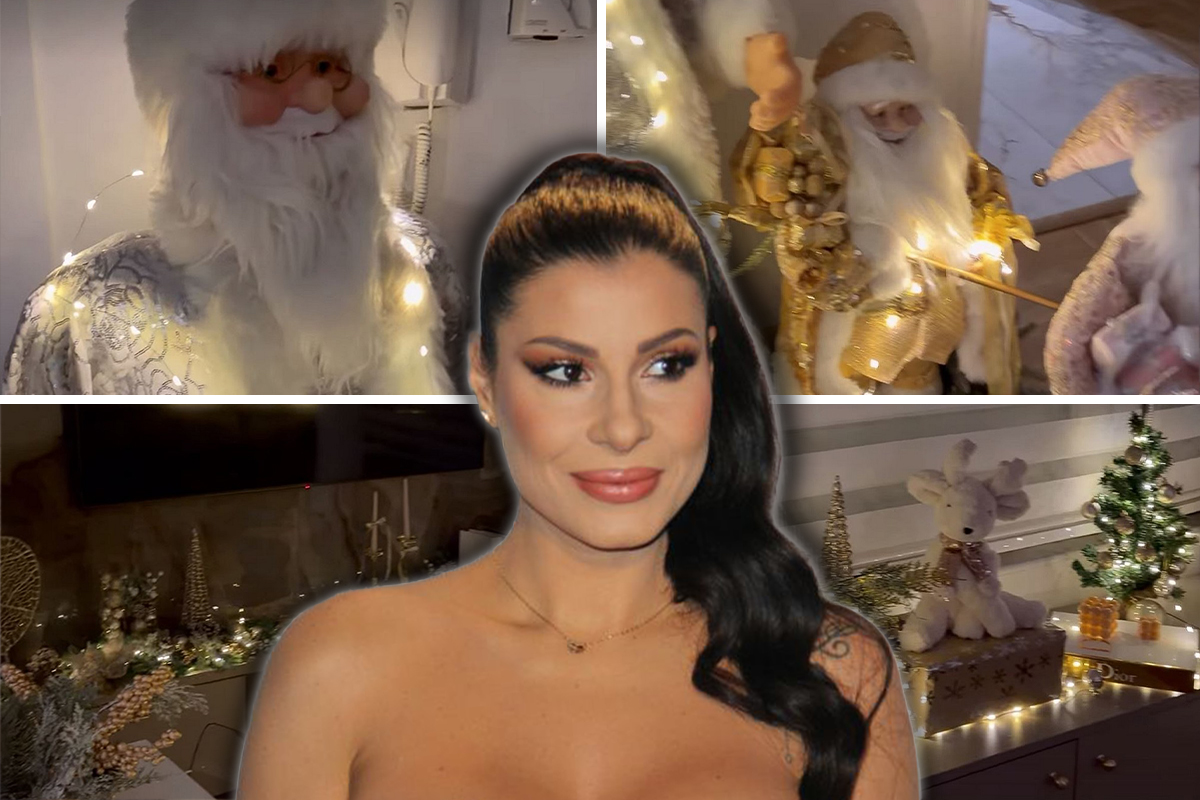 Mia Borisavljević platila da joj okite stan za praznike i sve izgleda kao BAJKA! Svaki delić je - savršenstvo