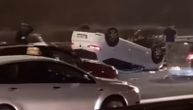 Prevrnuo se automobil kod Gazele, u najgore vreme: Paraliza saobraćaja kod Gazele