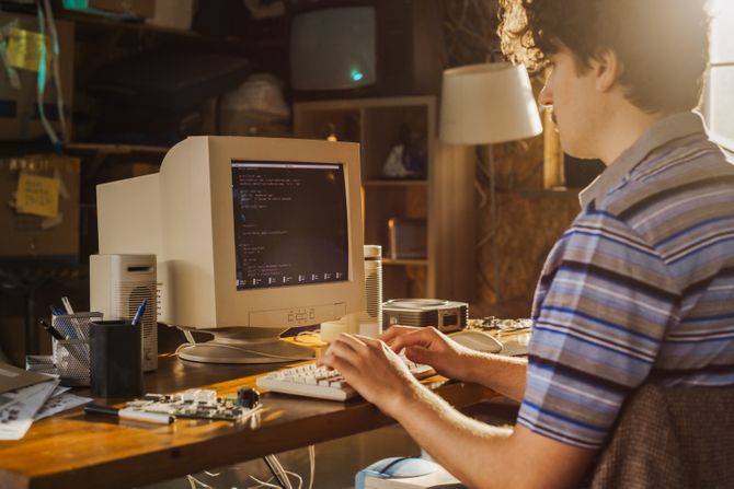 Programer, stari računar