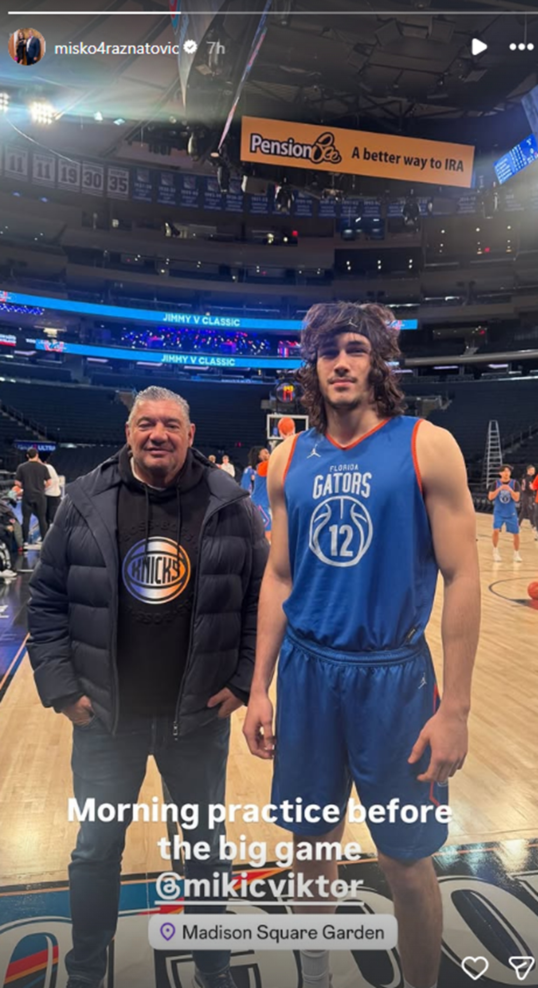 Miško Ražnatović posetio utakmicu bivšeg košarkaša Partizana, svi su šokirani kako ovaj momak danas izgleda