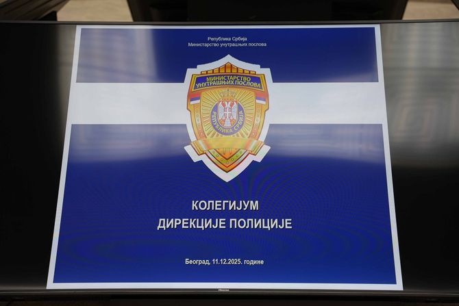 Kolegijum Direkcije policije policija Ivica Dačić