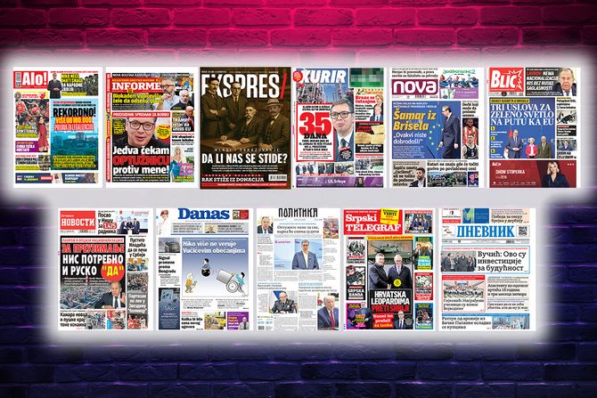 Prelistavanje pregled štampe naslovne strane novine Fičer