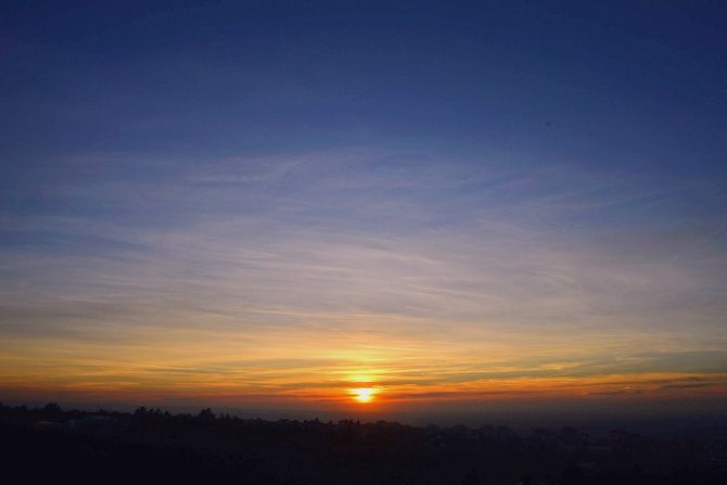 Zalazak Sunca, Sunce, Nebo