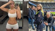 Policajka Sara "zapalila" stadion: Navijači joj snimali guzu na tribini, a kad vidite fotke sa Instagrama...