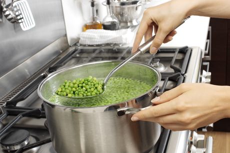 smrznuti grašak, grašak, kuvanje