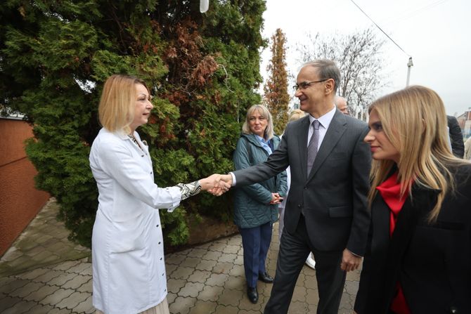 Đuro Macut i Milica Đurđević Stamenkovski u poseti Aleksincu