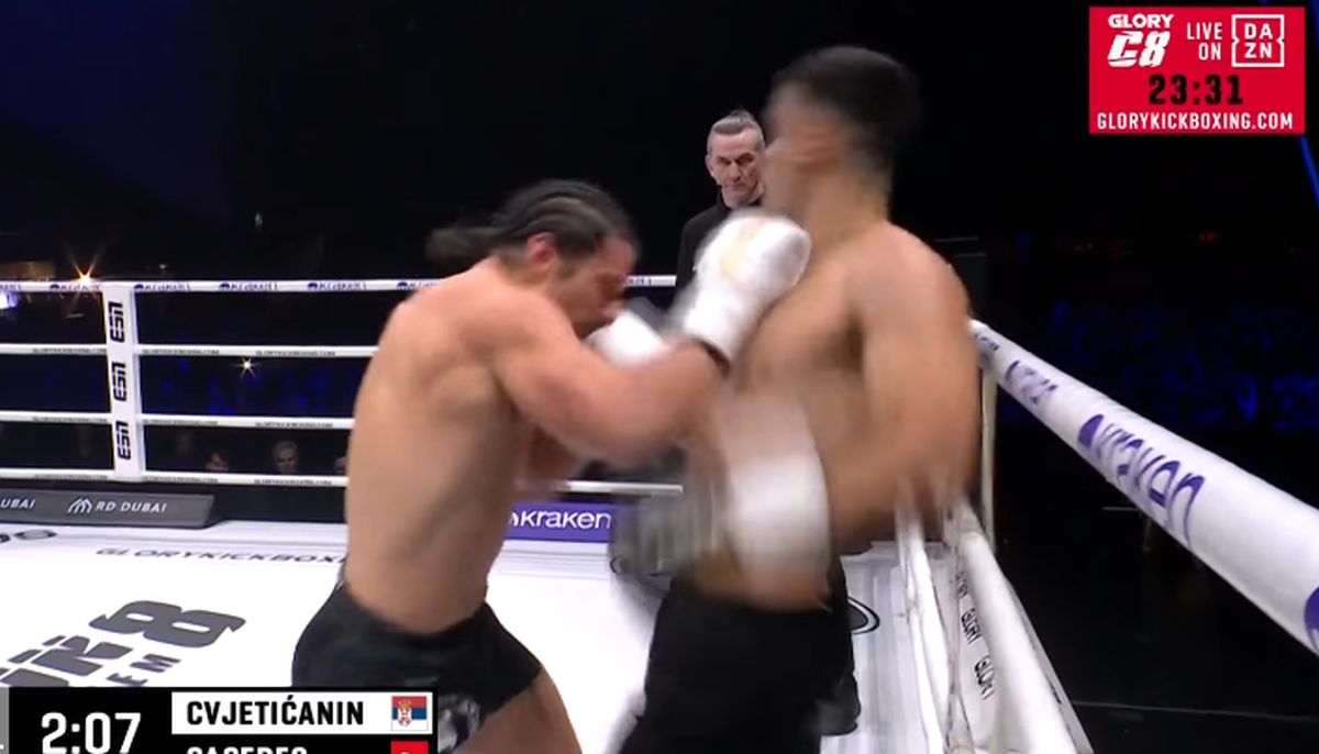 Pogledajte brutalan nokaut Miloša Cvjetićanina: Turčin nije znao gde se nalazi posle udarca Srbina!