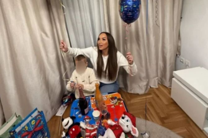 Goga Sekulić sa sinom