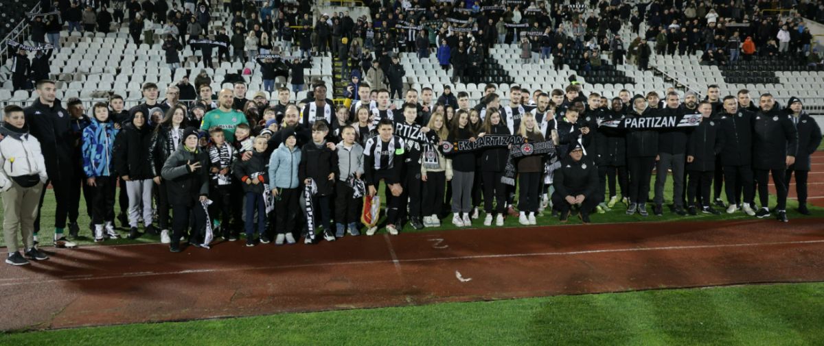 Partizan protiv Napretka ugostio mališane sa Kosova i Metohije
