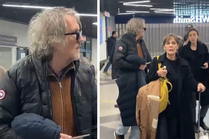 Emir Kusturica sa ćerkom i ženom