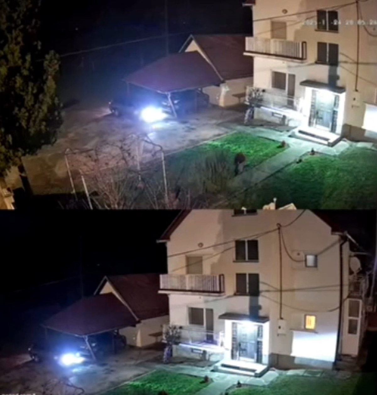 Dramatičan snimak nezgode kod Obrenovca: Vozač izleteo iz krivine pa se zakucao u dvorište kuće, šteta ogromna