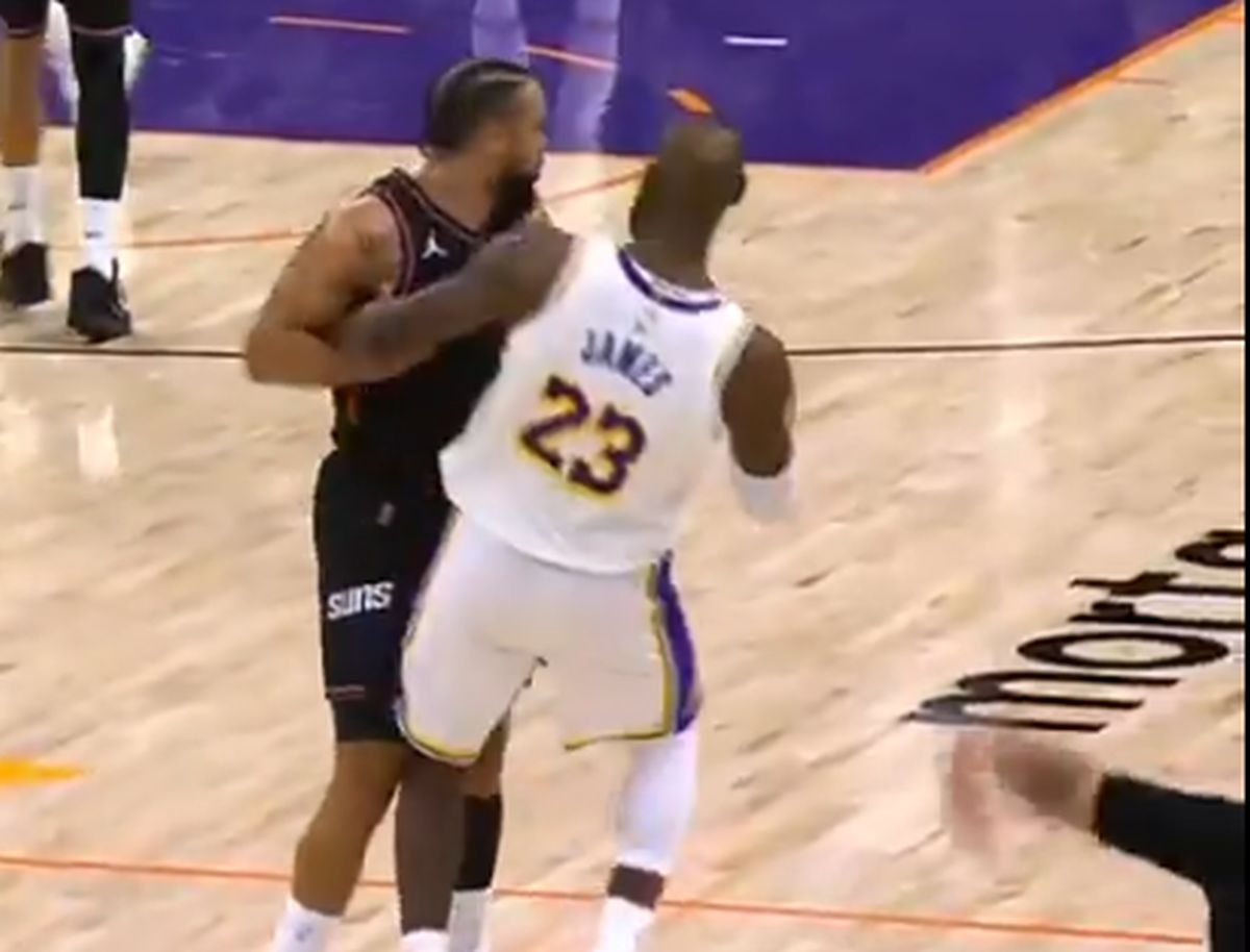 Bruks fizički nasrnuo na Lebrona i "popio" isključenje, Džejms na 3,9 sekundi do kraja doneo pobedu Lejkersima