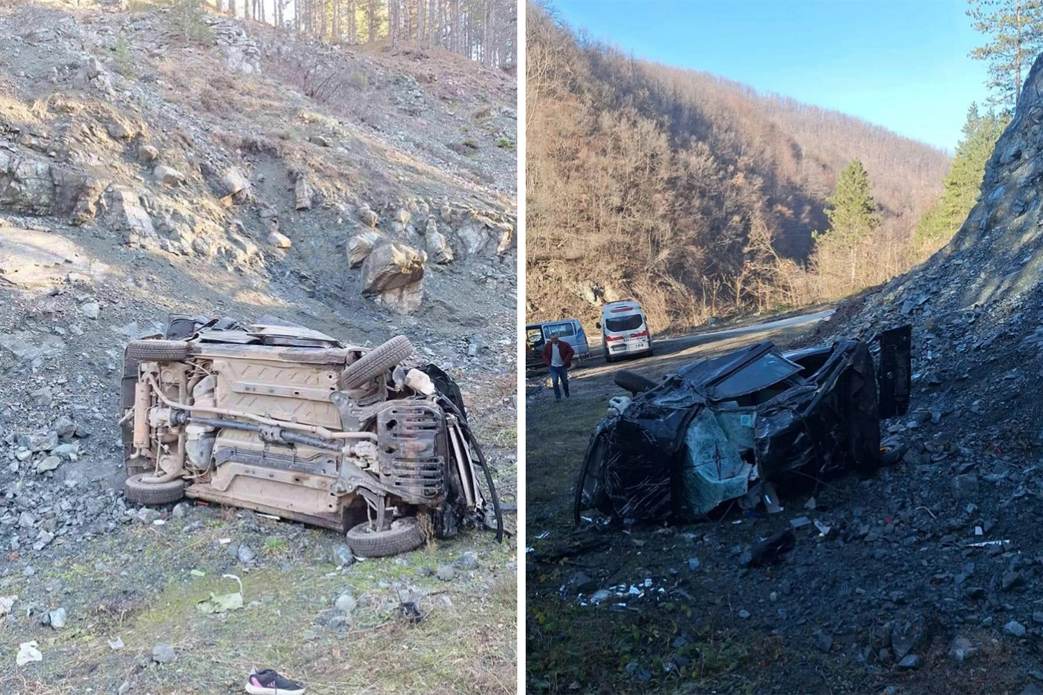 SLIKE HOROR KOD BRUSA! Devojka (21) POGINULA kada je autom sletela niz liticu od 30 metara