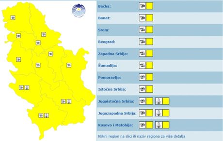 RHMZ vreme 16. decembar