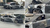 Stravičan prizor, slike i snimci! Maskirani napadač zapalio automobile do školjke na Čukarici!