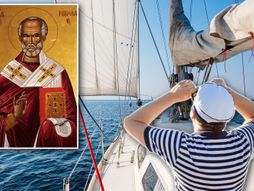 mornar na moru i sveti nikola
