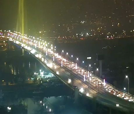 Saobraćaj gužva Beograd Most na Adi