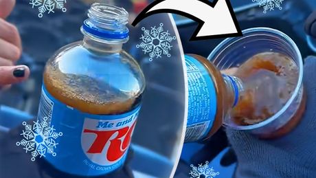 Čikago utakmica Brauns Bers zima mraz led gazirano piće