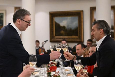 Aleksandar Vučić predsednik Gruzije Mihail Kavelašvili večera