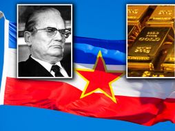 Tito, zastava SFRJ, zlato