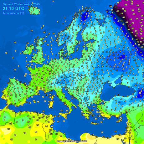 Trenutne temperature vazduha